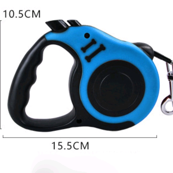 Red and Black Retractable Dog Leash - Picture 9 of 10